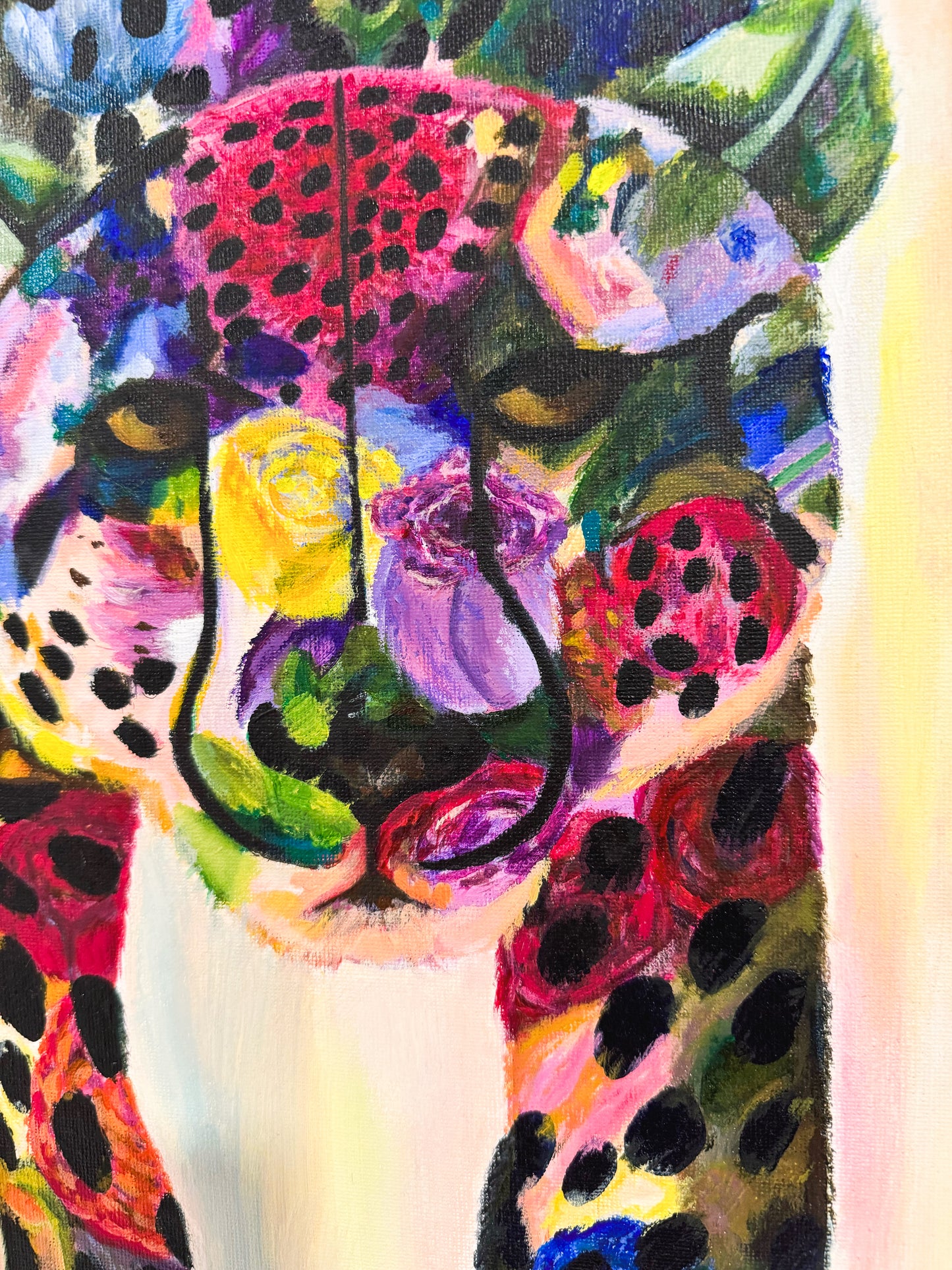 Floral Cheetah