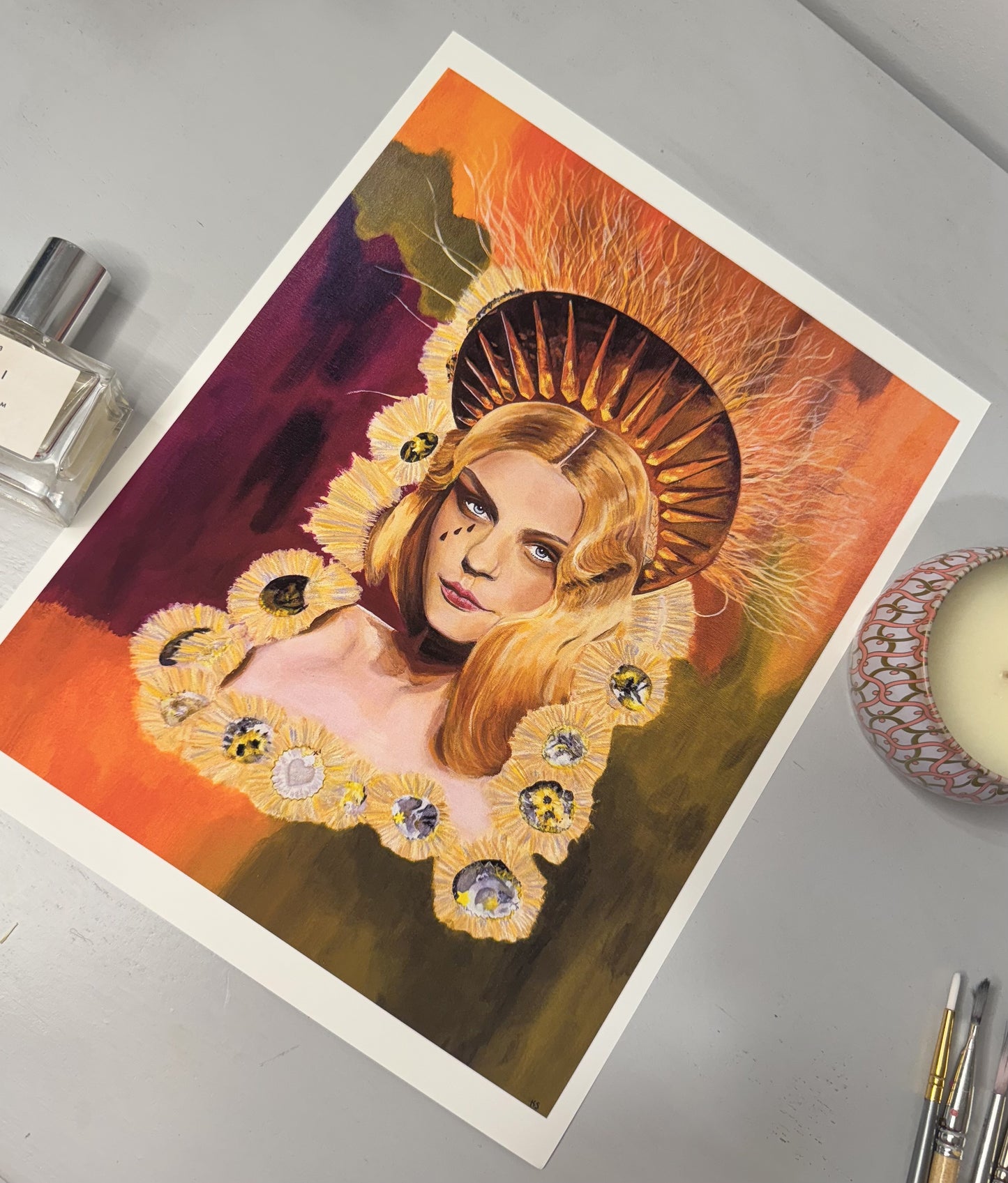 Jessica Stam Runway Print