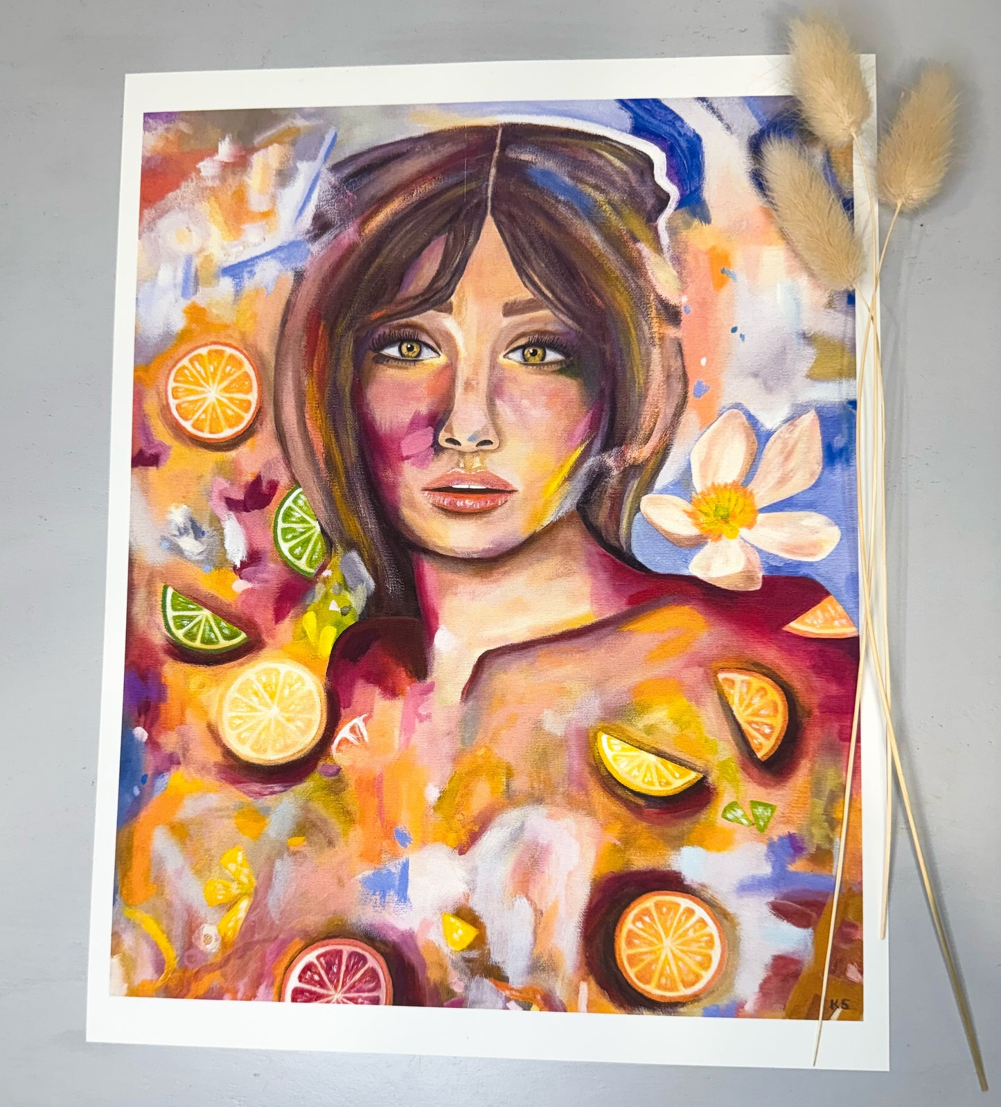 At The Citrus Grove Print