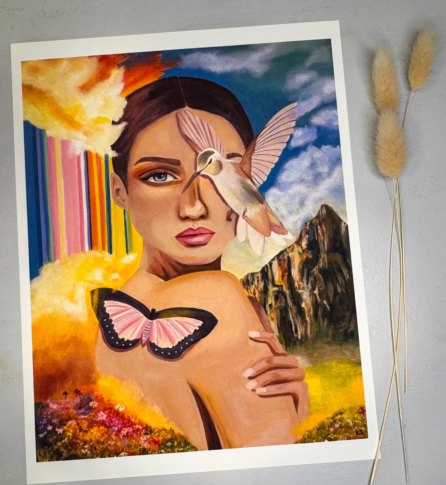 Resplendent Muse Print