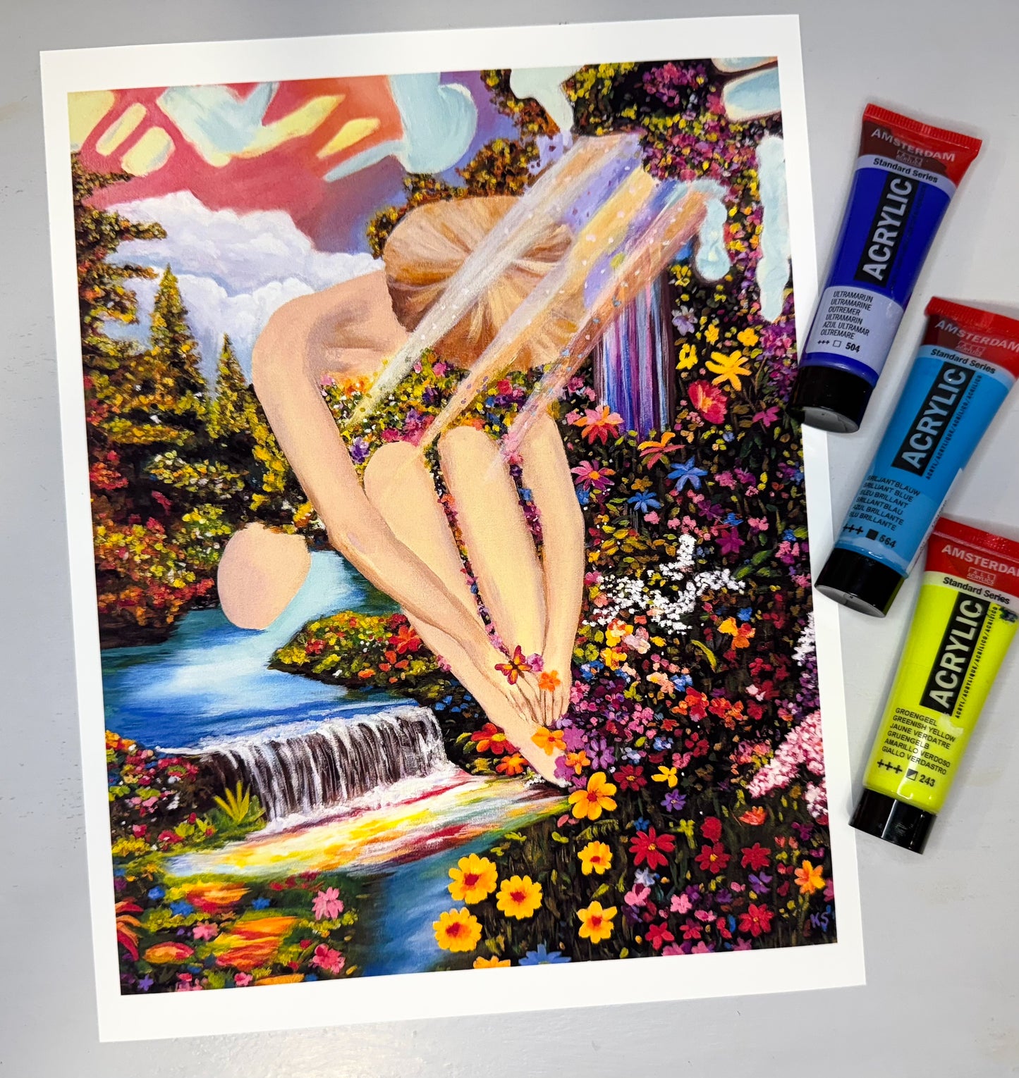 Dancing With Light Print