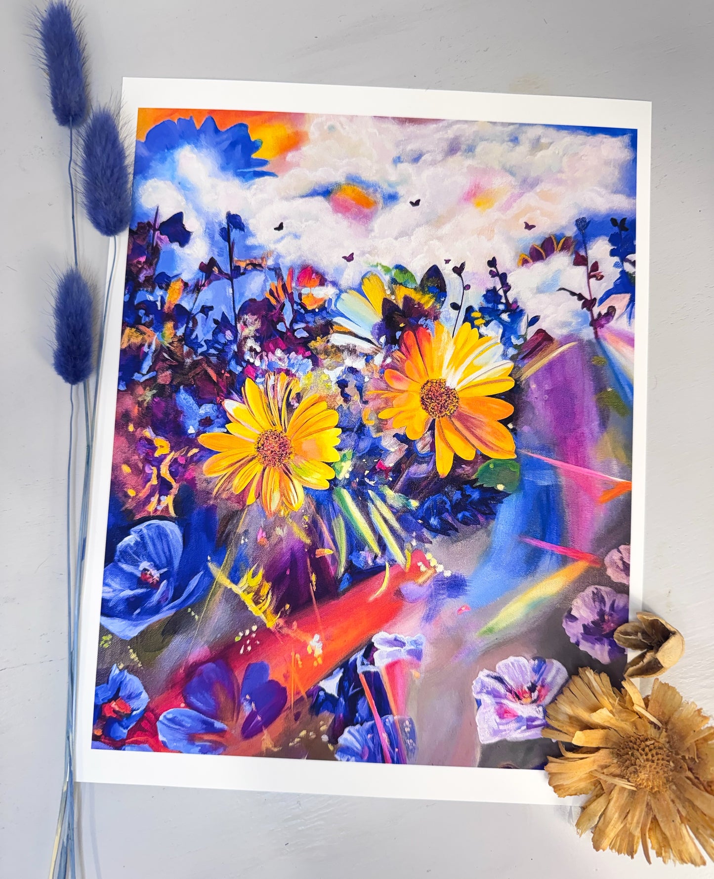 Twin Flowers Print