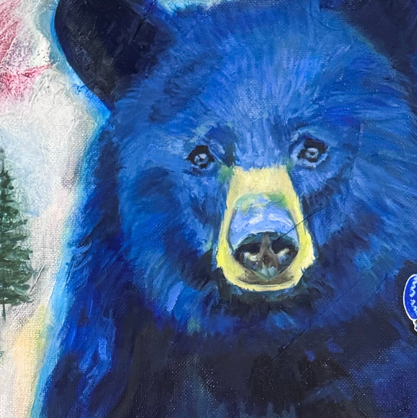 The Silent Bear Of Indigo Bloom
