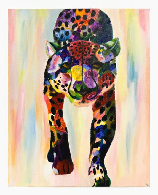 Floral Cheetah