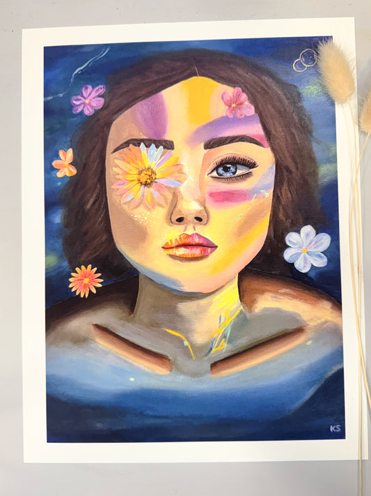 Aqua Oasis Print