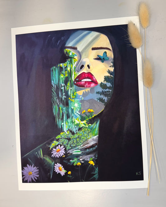 Emerald Heavens Print