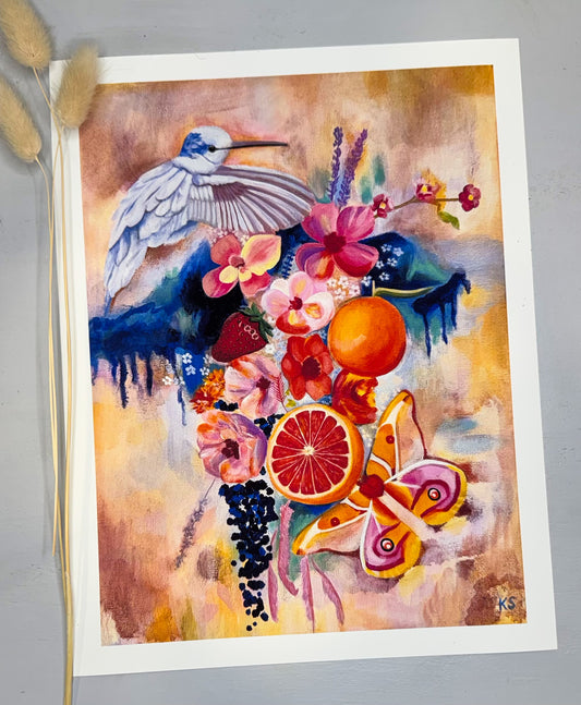 Saffron Print