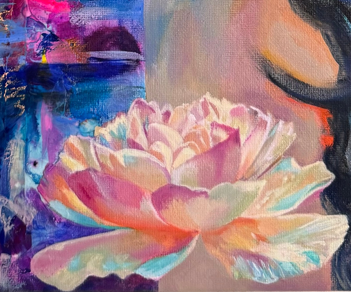 Reflections Beneath The Opal Moon