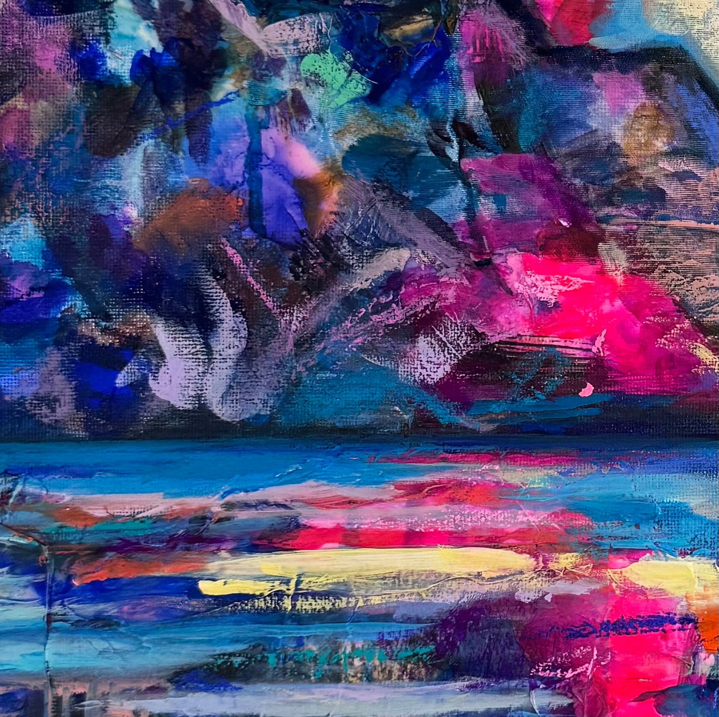 Reflections Beneath The Opal Moon