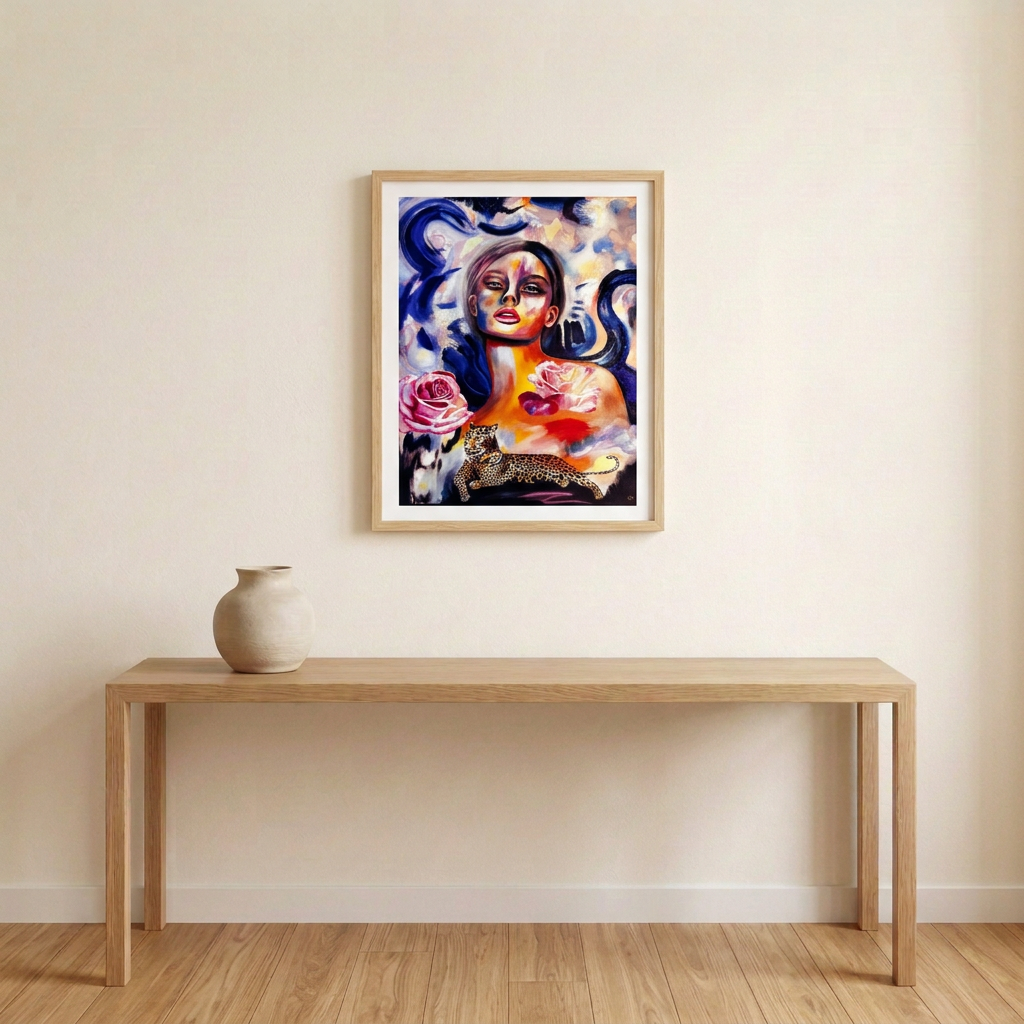 Allure Print room mockup
