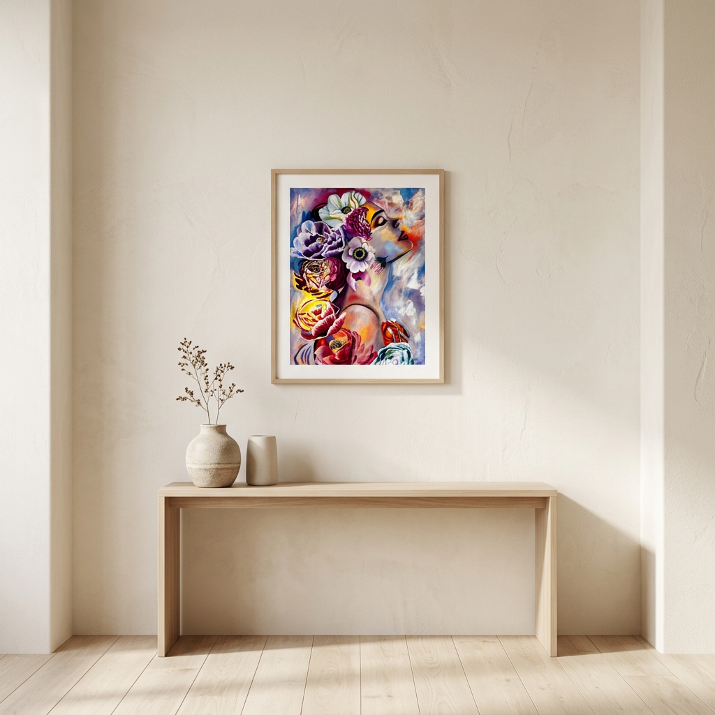 Always Blooming room mockup