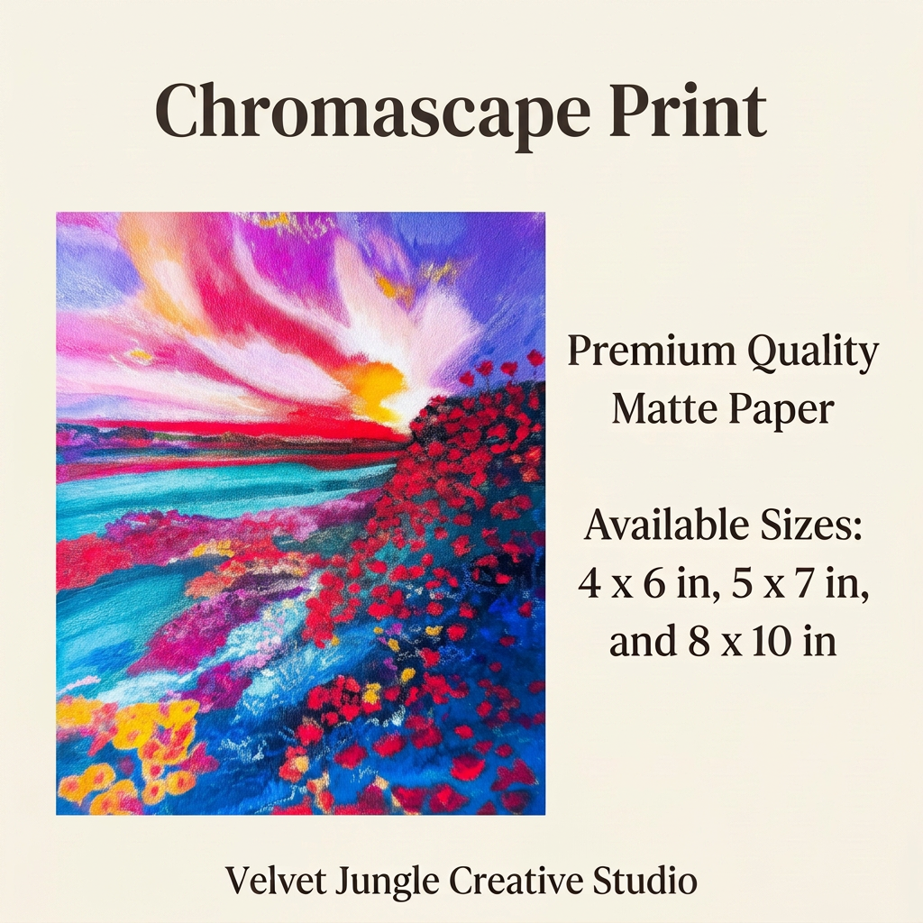Chromascape Print details card