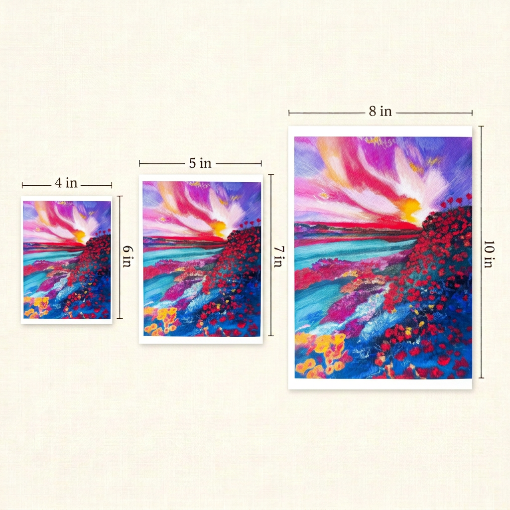 Chromascape Print size guide