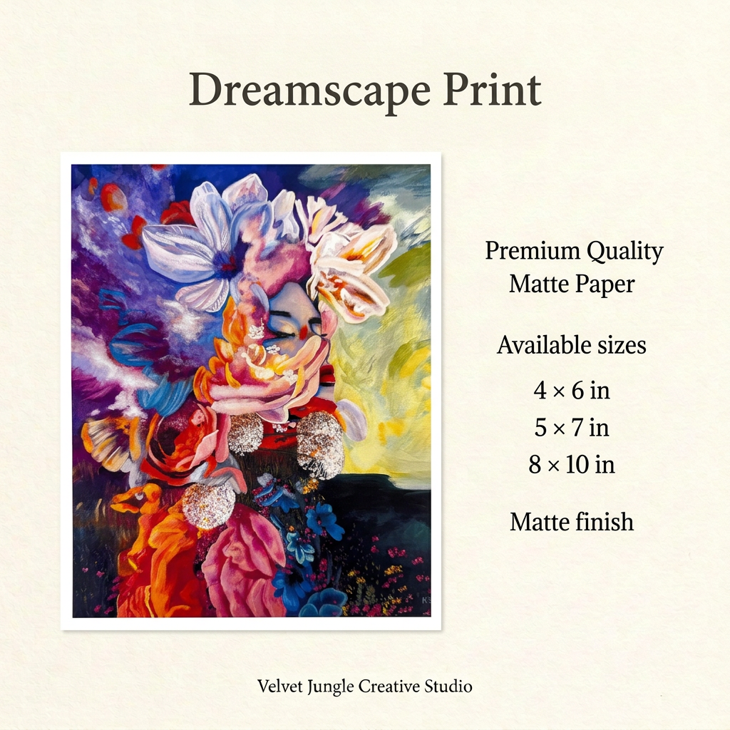 Dreamscape Print details card