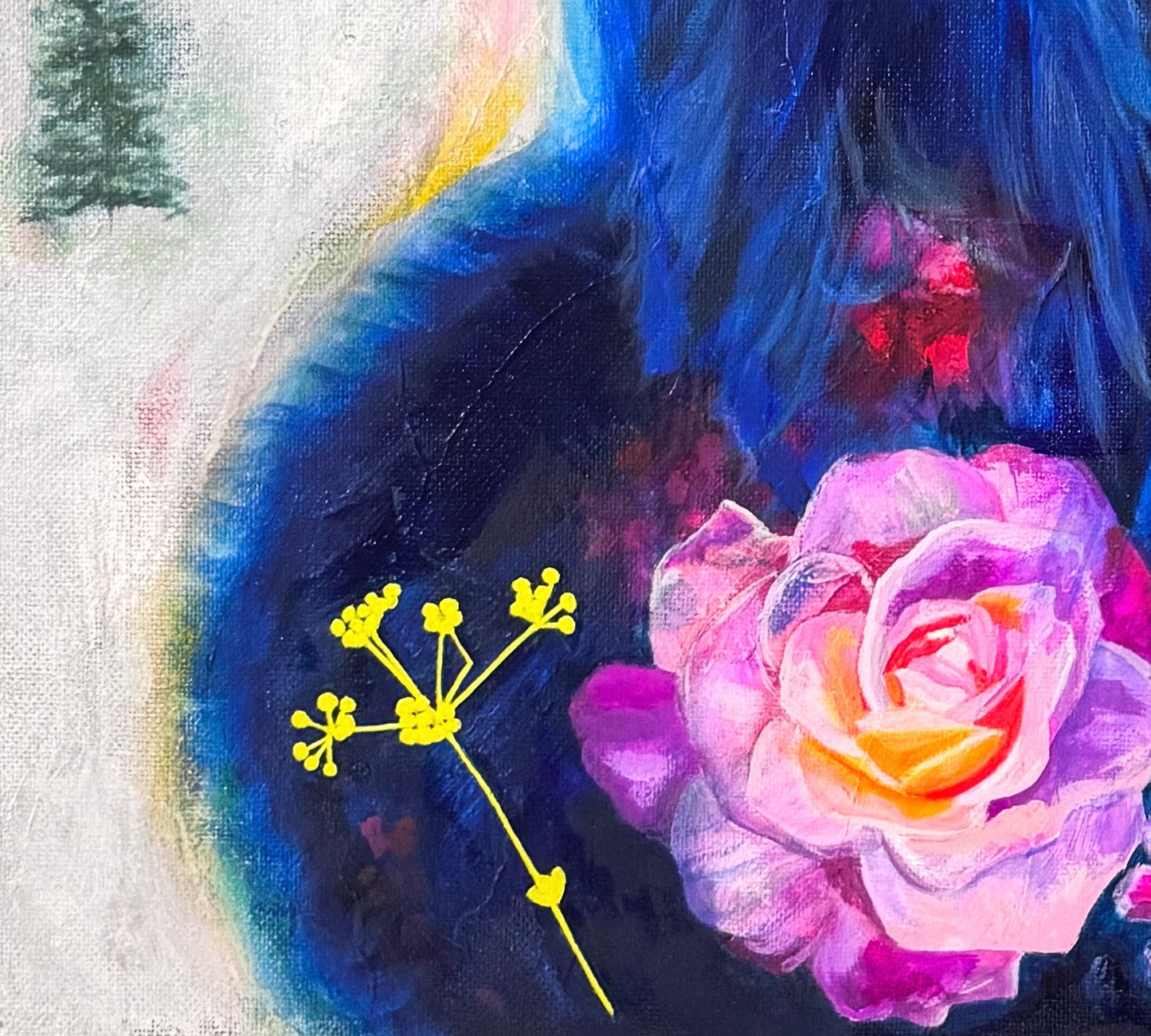 The Silent Bear Of Indigo Bloom