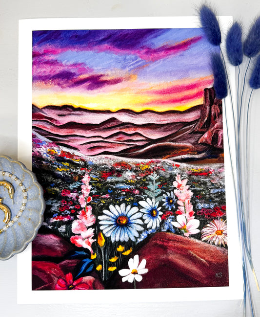 Raw And Radiant Print