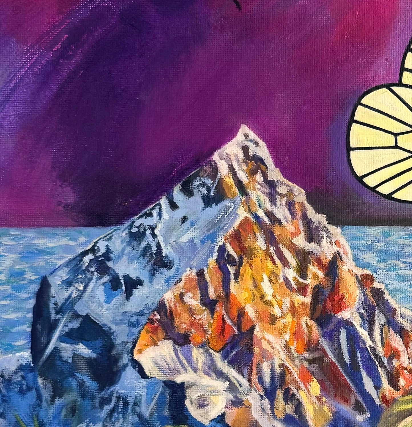 Moonlit Mountain Muse