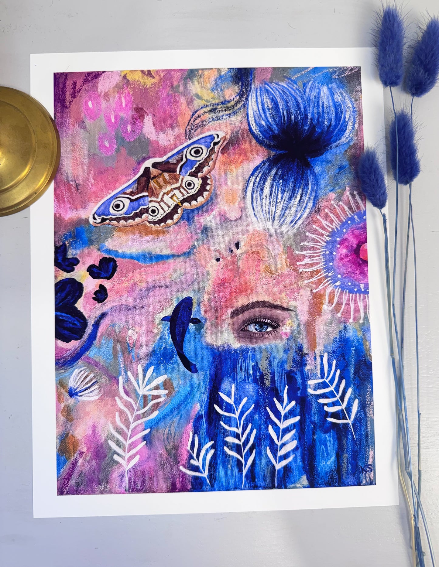 Indigo Reverie Print