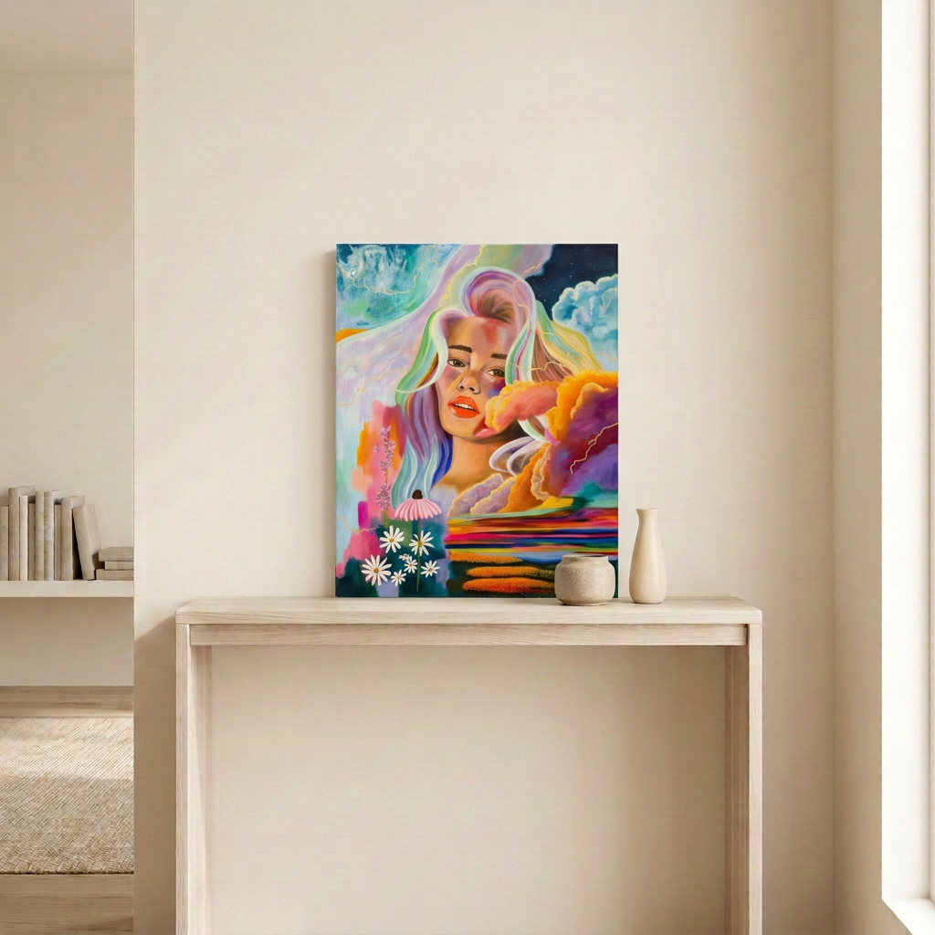 Electric Heaven room mockup