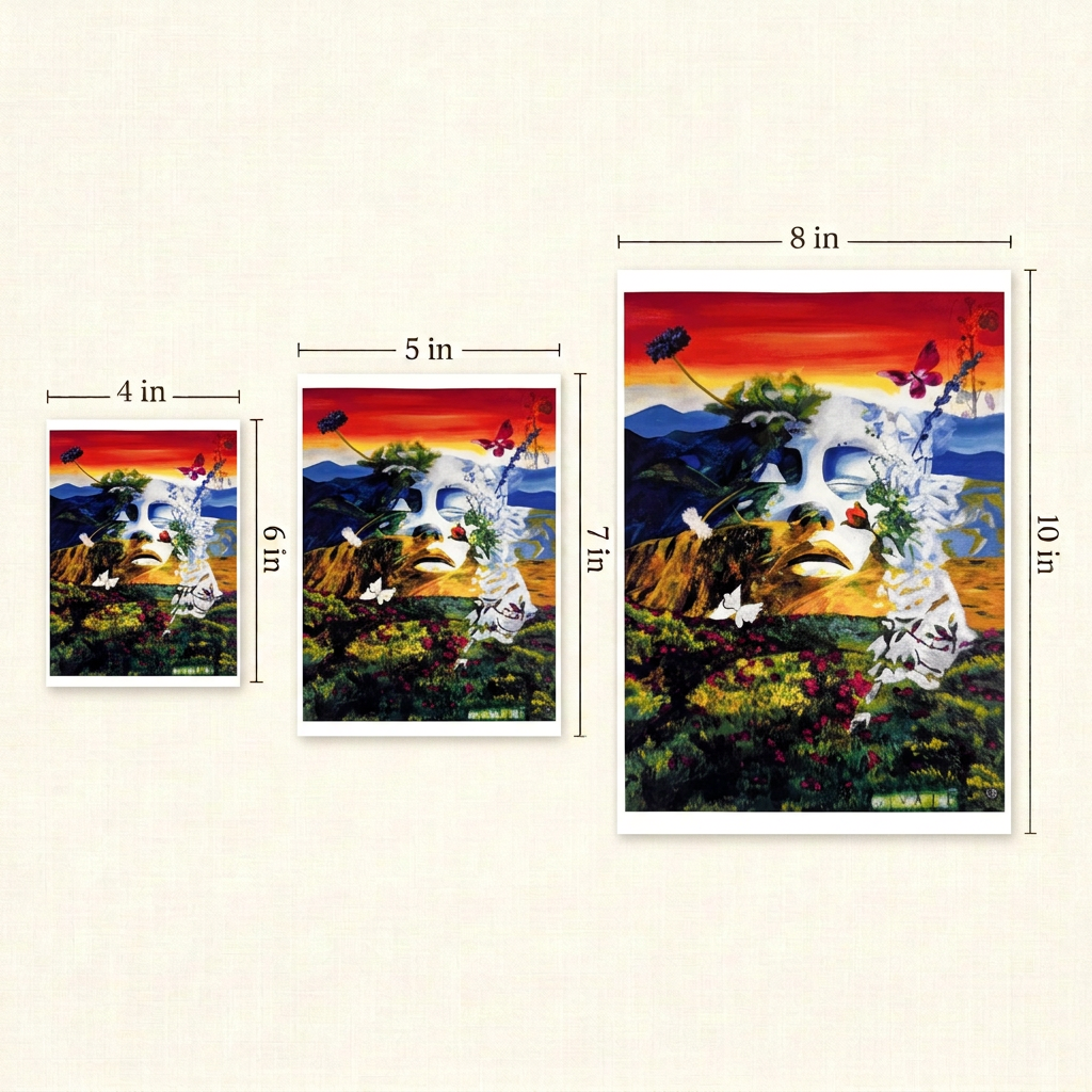 Elevate Print size guide