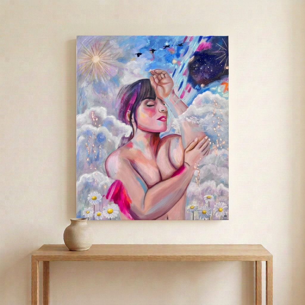 Floraison Astrale room mockup