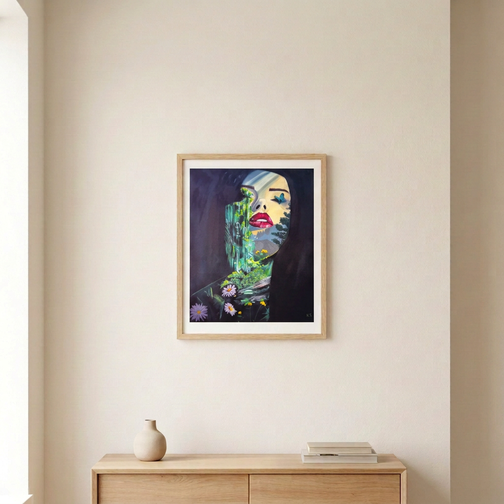 Framed room mockup