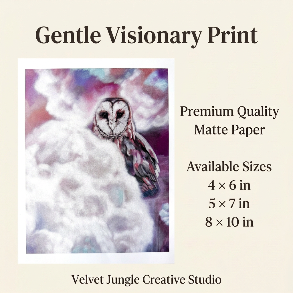 Gentle Visionary Print details card