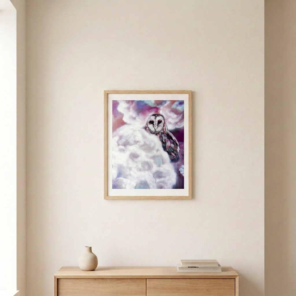 Gentle Visionary Print room mockup