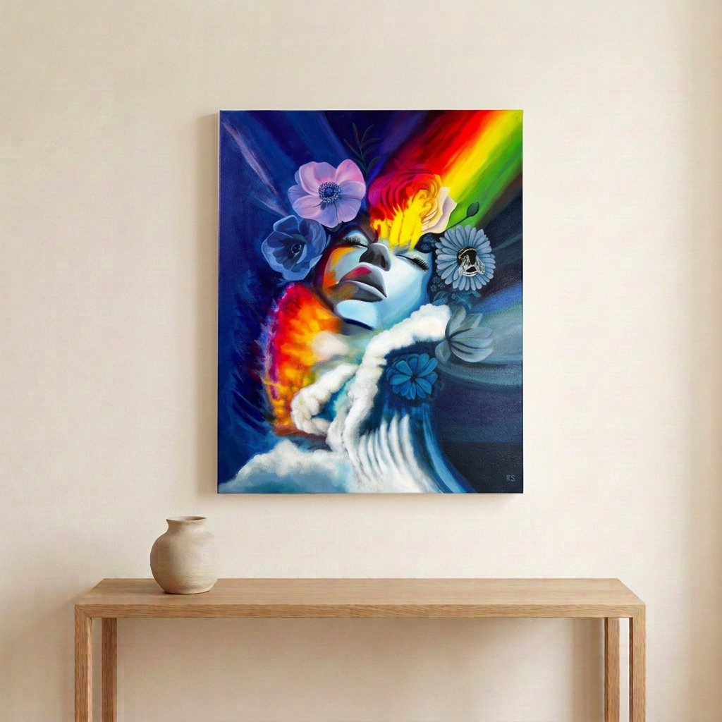 Hearts Wide Open room mockup