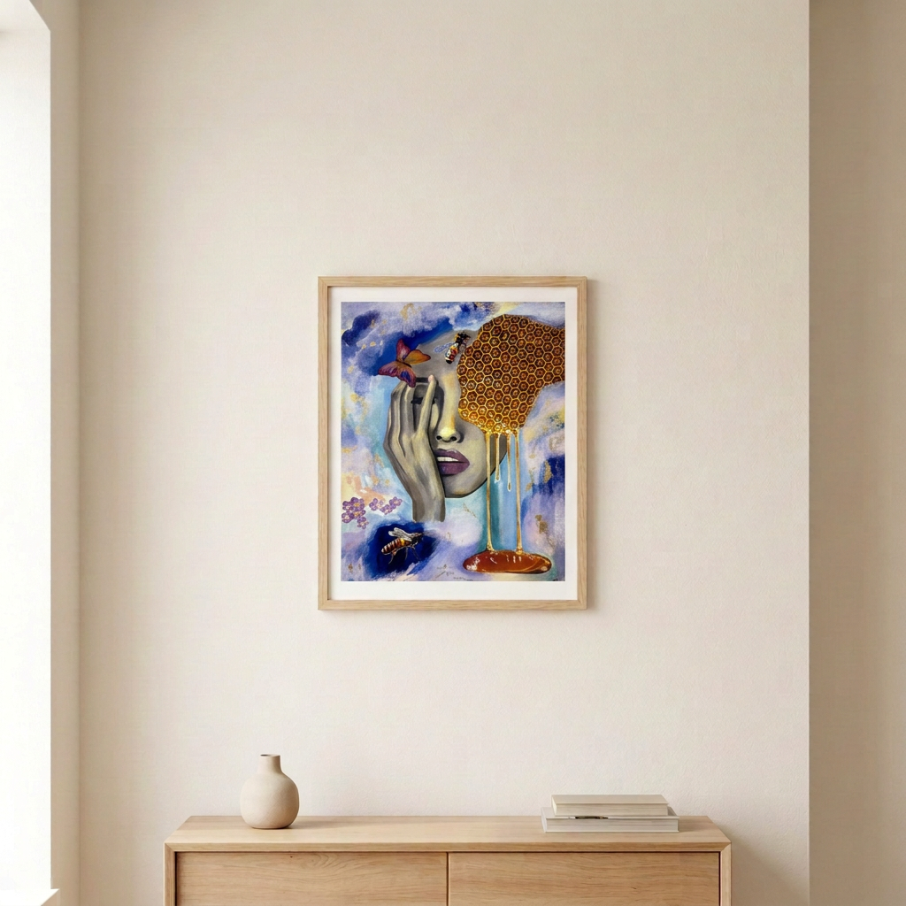 Honey Lust Print room mockup