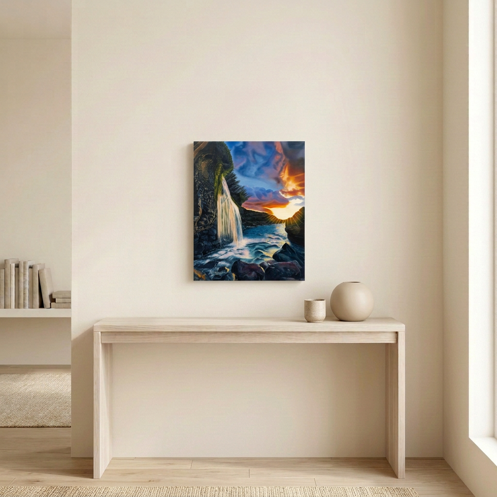 Landscape Study room mockup