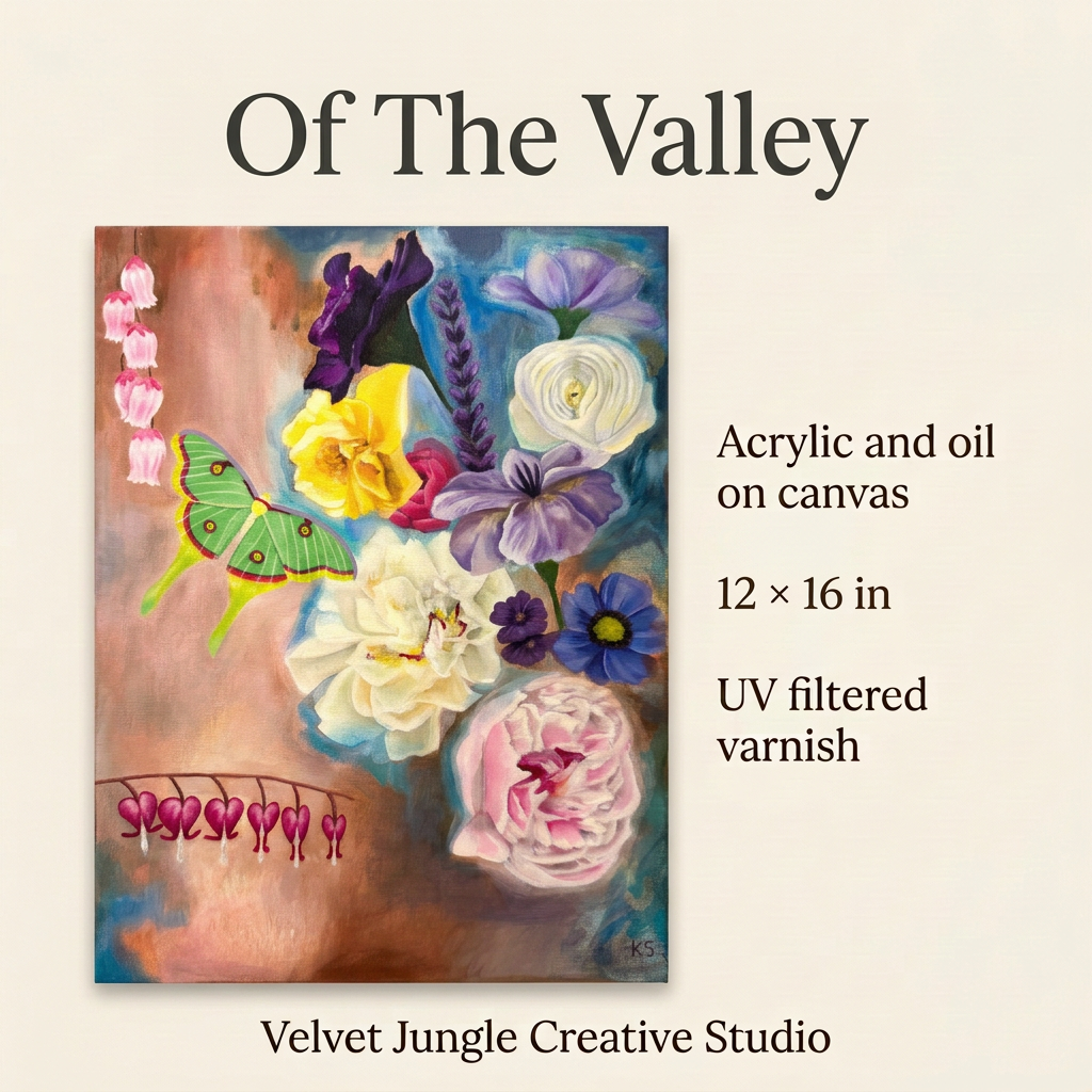 Of The Valley materials card
