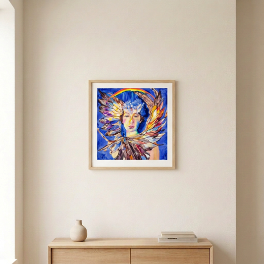 The Guardian Print room mockup