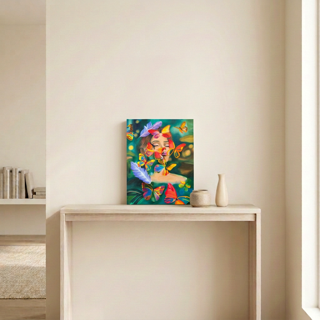 Tranquil Flutter room mockup