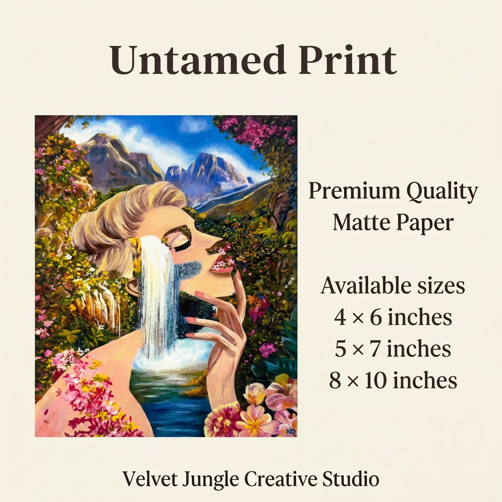Untamed Print details card