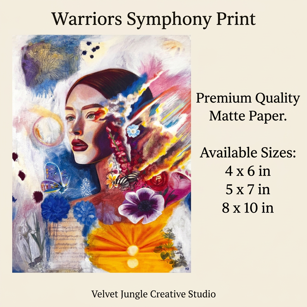 Warriors Symphony Print details card